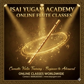 ONLINE CARNATIC FLUTE CLASSES