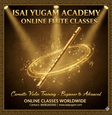 ONLINE CARNATIC FLUTE CLASSES